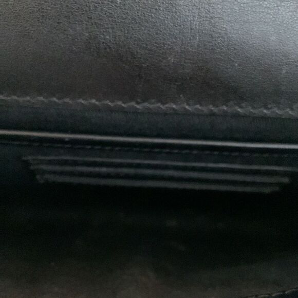 Coveted Dannijo Beckett Black Leather Clutch - 2014 Metallic Geometric Crossbody - Picture 7 of 12